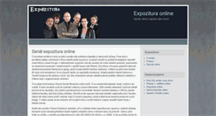 Desktop Screenshot of expozituraonline.southeast.cz