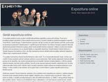 Tablet Screenshot of expozituraonline.southeast.cz
