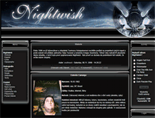 Tablet Screenshot of nightwish.southeast.cz